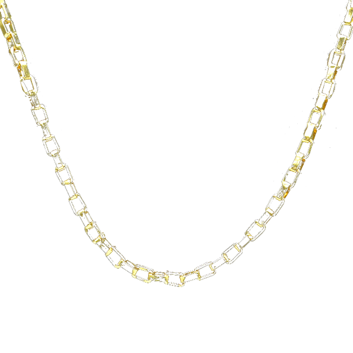 Box Brass Gold Plated Chain - DeKulture DKW-1161-GLC