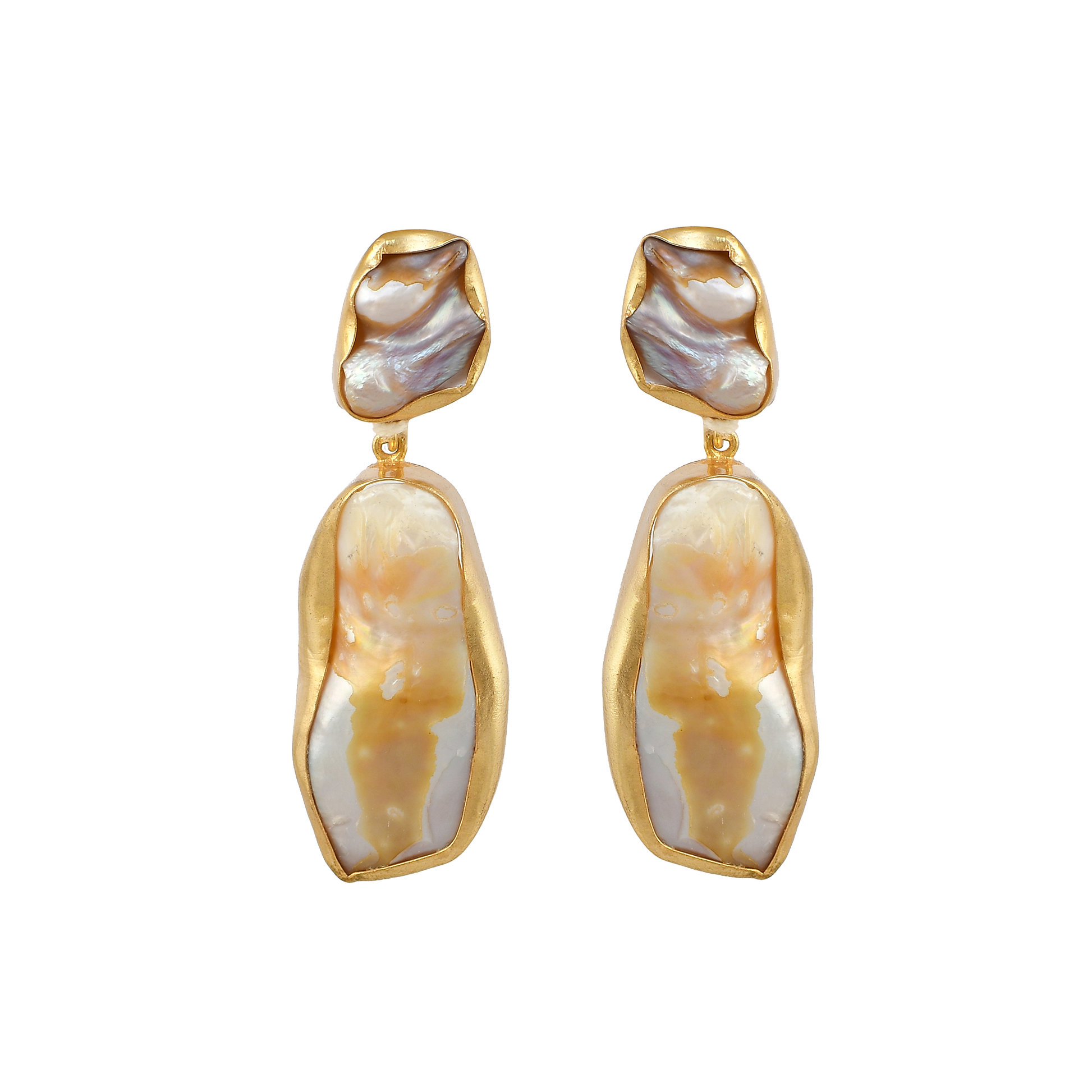 Baroque Pearl Rough Gemstone Ring - DeKulture DKW-1042-RGJ