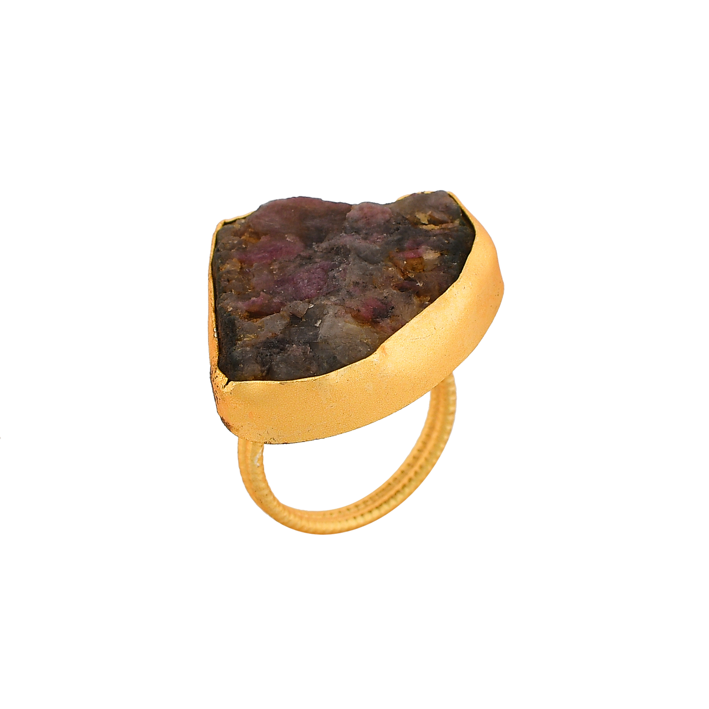 Amethyst Gemstone Adjustable Ring - DeKulture DKW-1050-RGJ