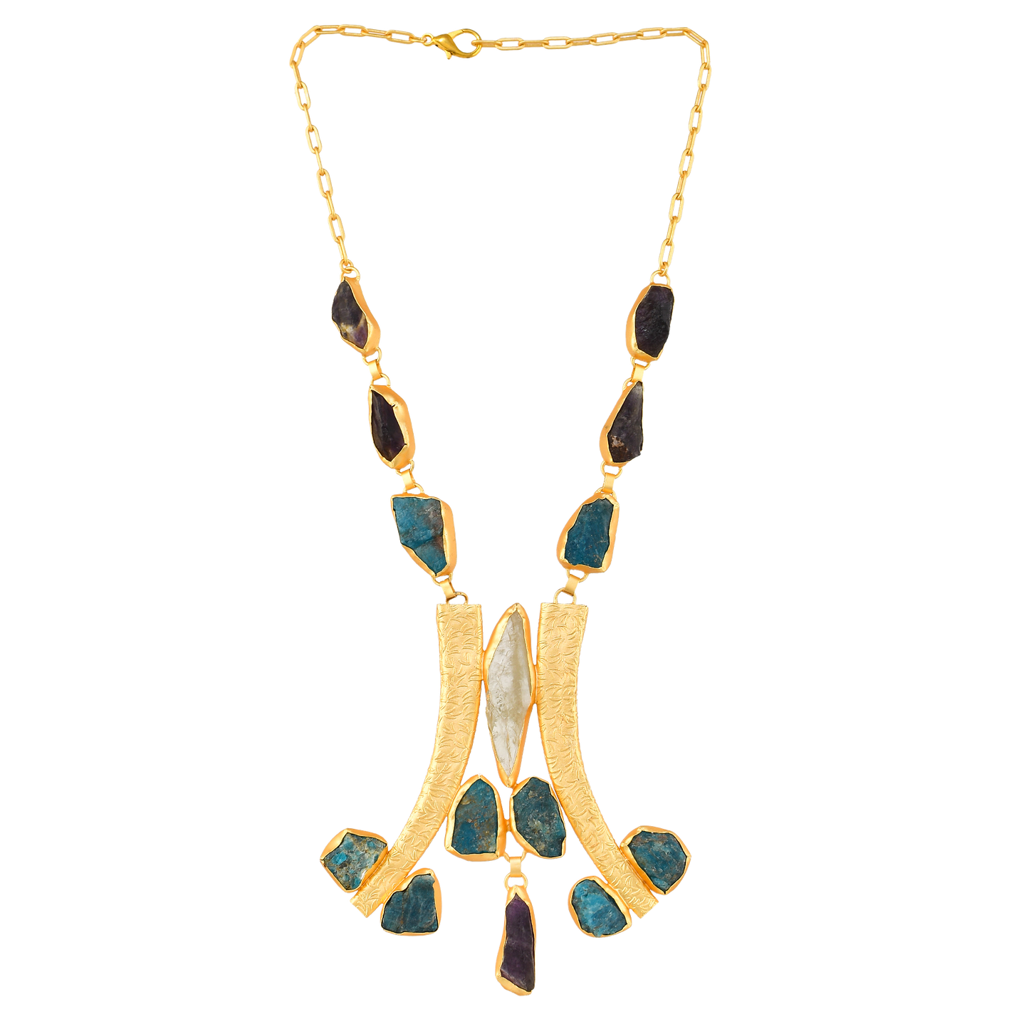 Amethyst Rough Gemstone Bracelet - DeKulture DKW-1091-BRJ