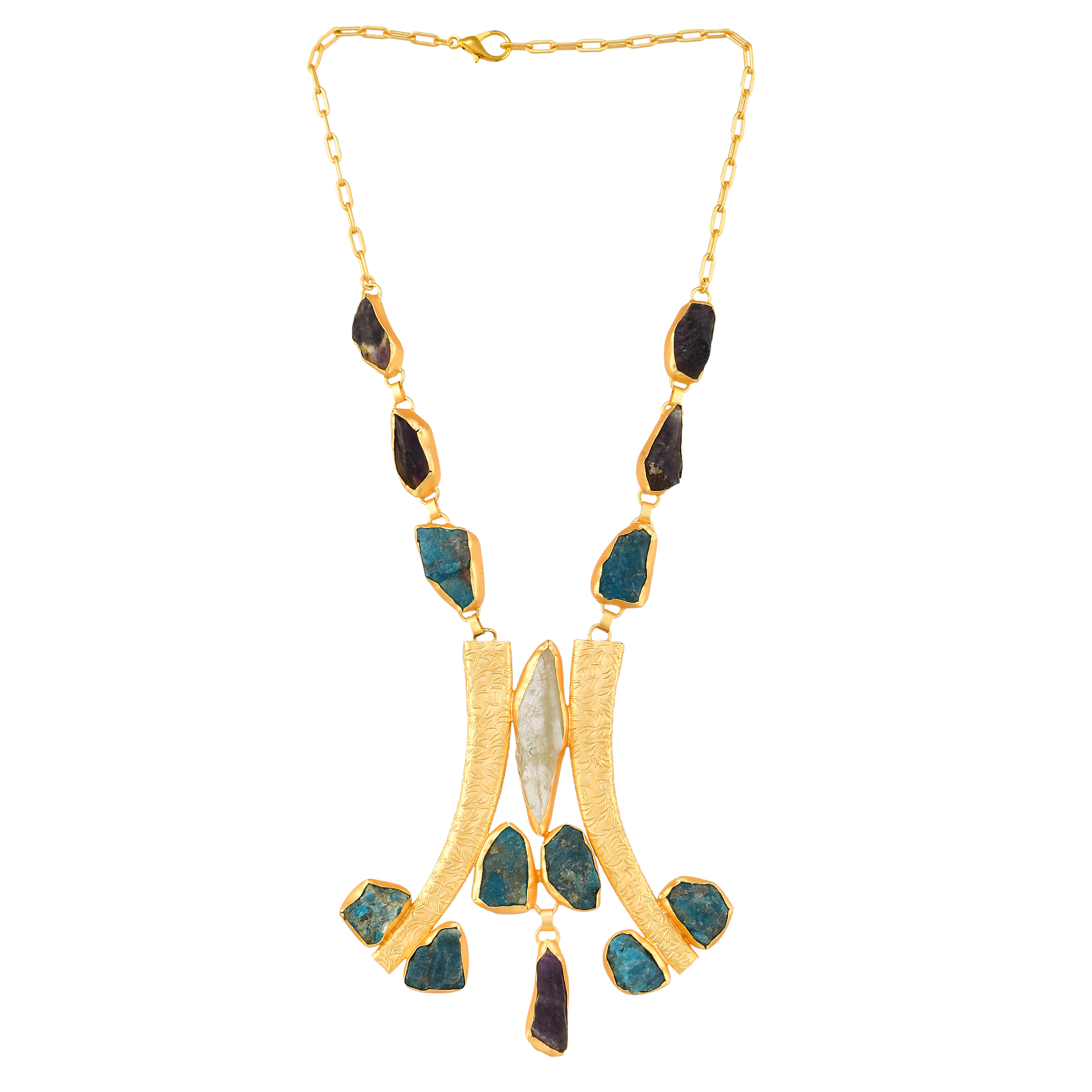 Amethyst Rough Gemstone Bracelet - DeKulture DKW-1091-BRJ