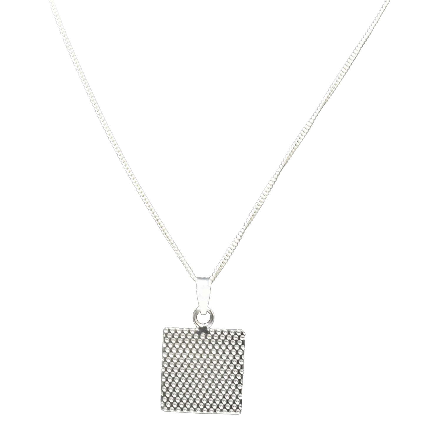 Hammered Silver Dangle Earring - DeKulture DKW-1309-SEJ