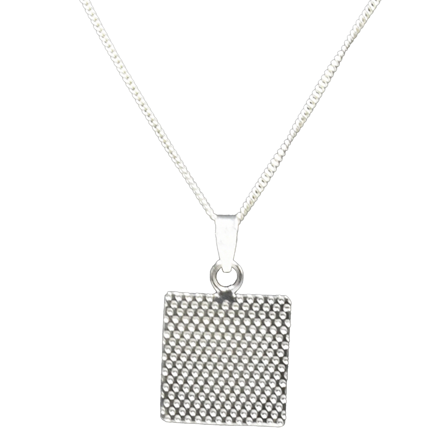 Hammered 925 Sterling Sliver Pendant - DeKulture DKW-1310-NKJ