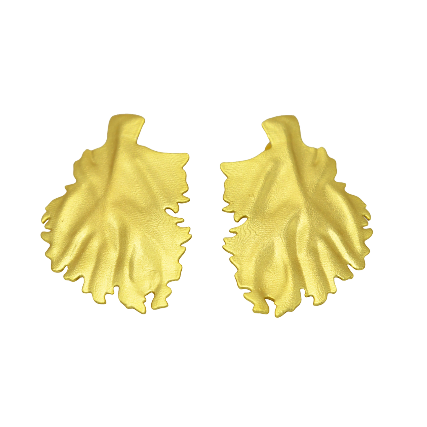 Golden Leaf Stud Earring - DeKulture DKW-1421-SEJ