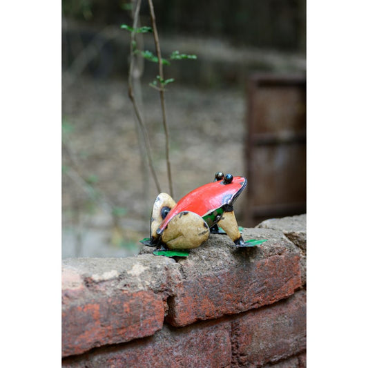 Recycled Frog Sculpture