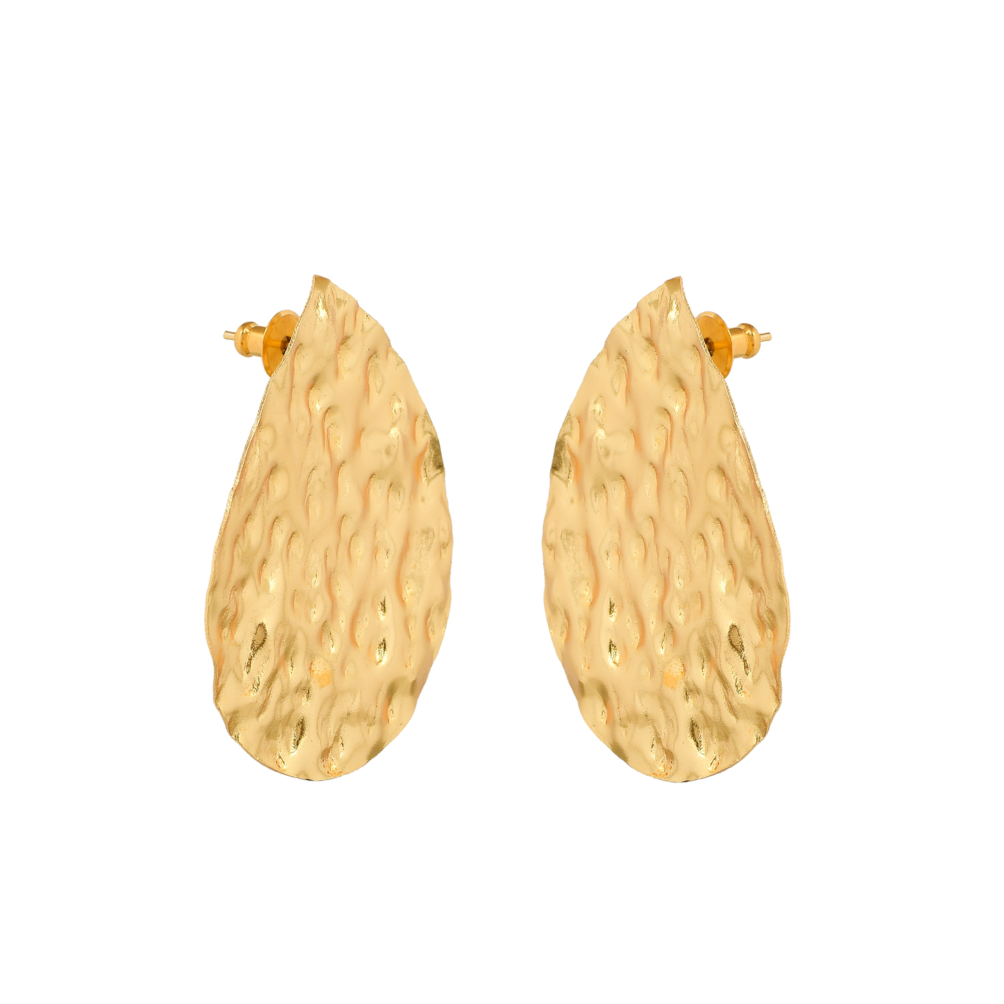 Brass Tempest Stud Earring - DeKulture DKW-819-E