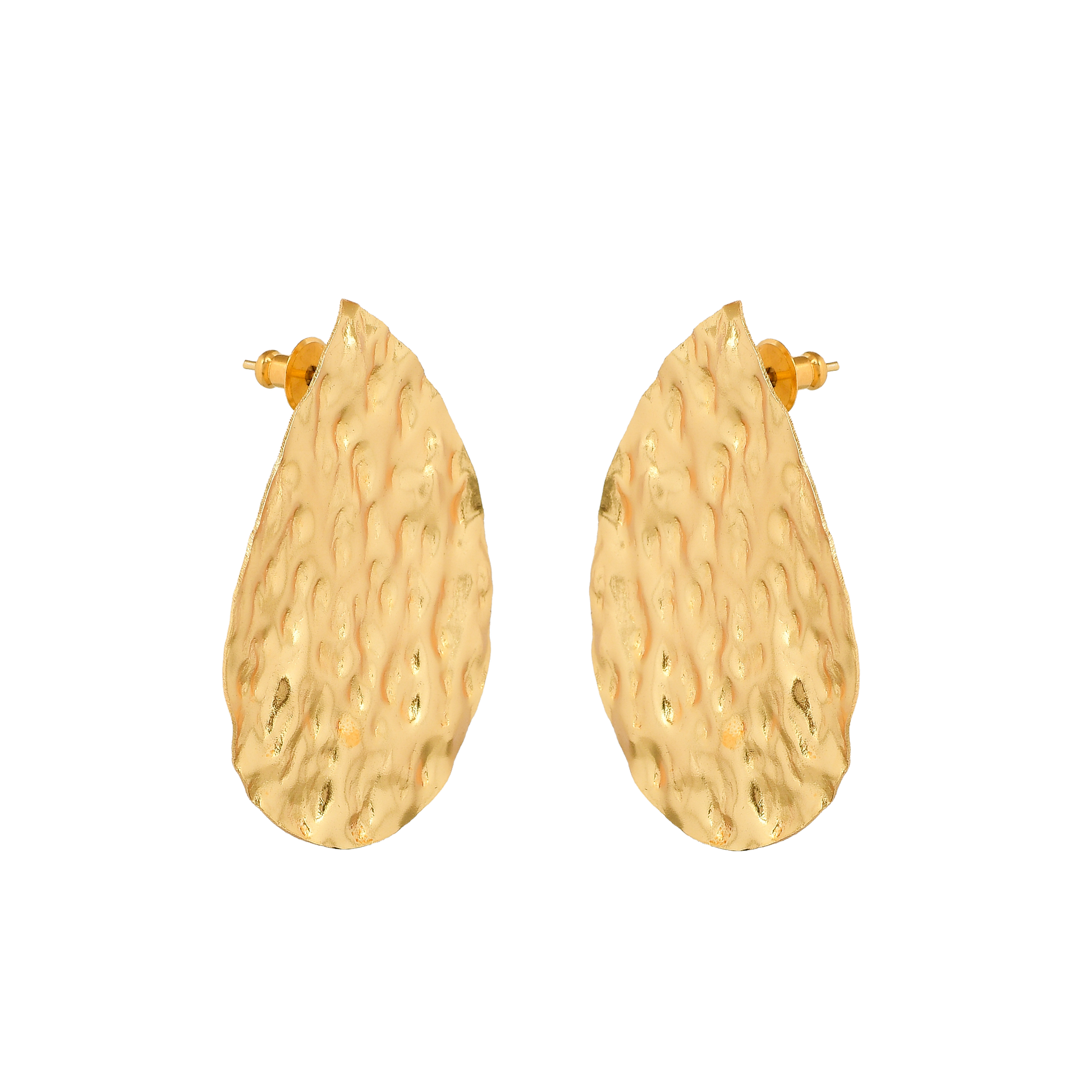 Brass Tempest Stud Earring - DeKulture DKW-819-E