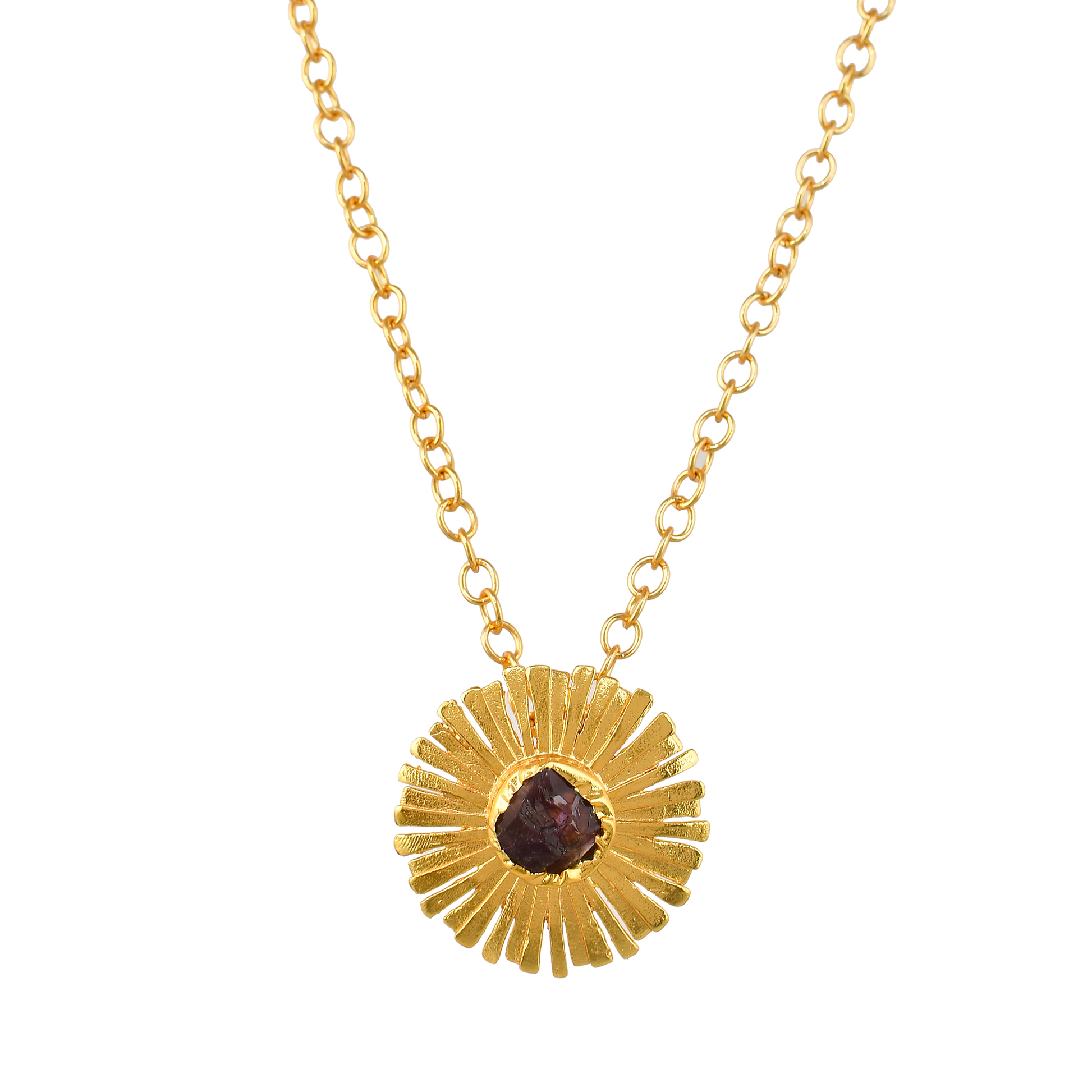 Aquamarine Floral Necklace Fashion jewelry - DeKulture DKW-821-N