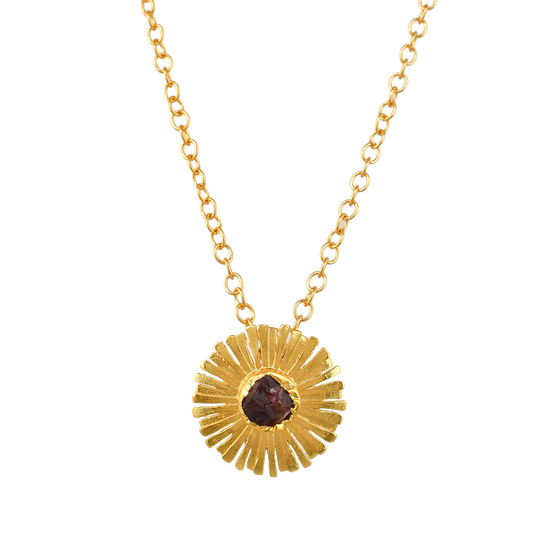 Aquamarine Floral Necklace Fashion jewelry - DeKulture DKW-821-N