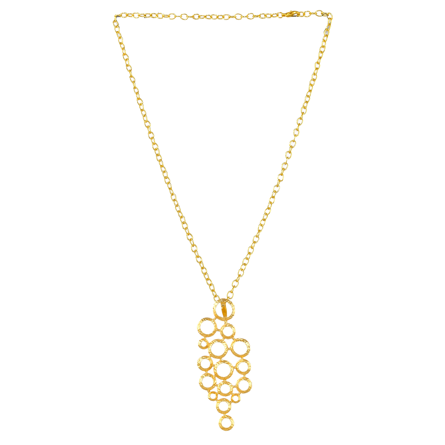 Unique Brass Designer Stud Earring - DeKulture DKW-832-E