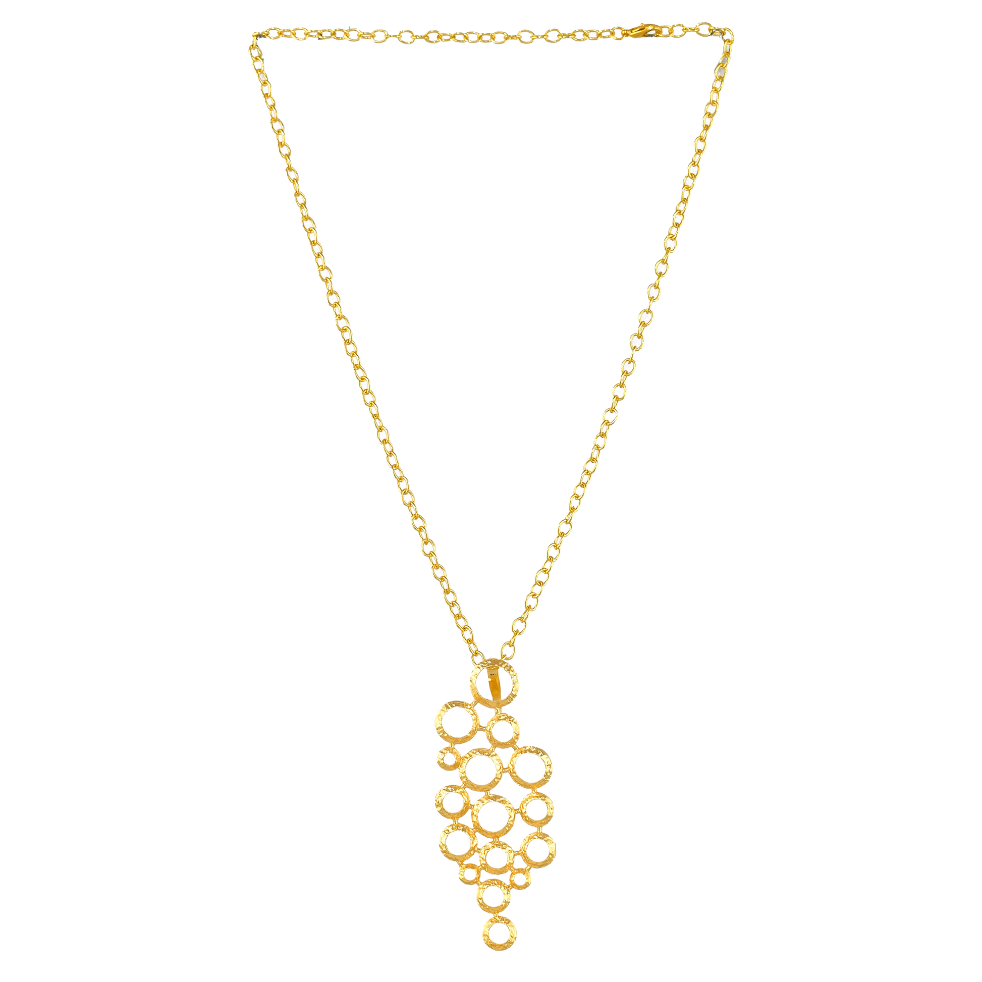 Unique Brass Designer Stud Earring - DeKulture DKW-832-E