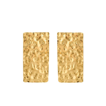 Beautiful Brass Tempest Stud Earring - DeKulture DKW-831-E