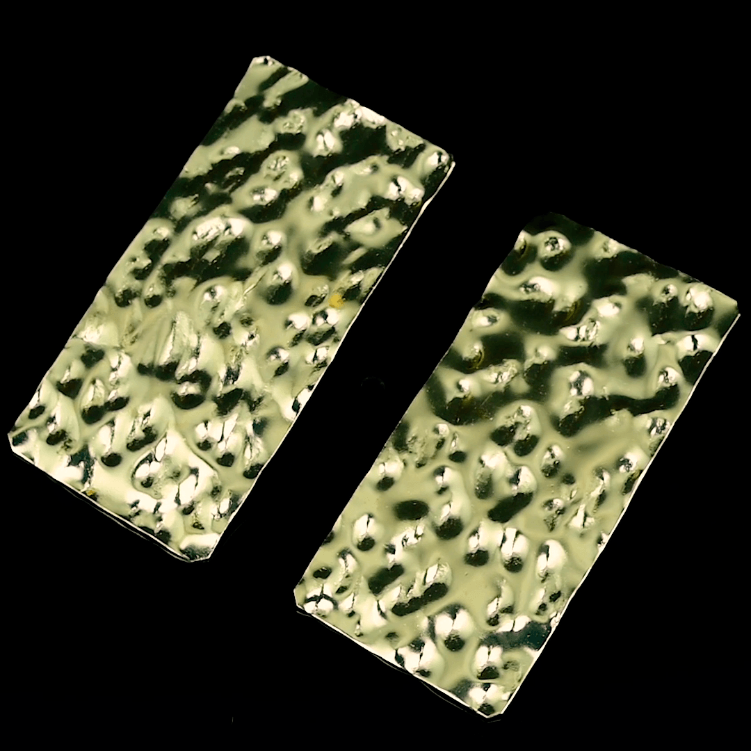 Beautiful Brass Tempest Stud Earring - DeKulture DKW-831-E