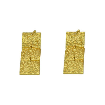 Brass Dangler Stud Earring - DeKulture DKW-1405-SEJ