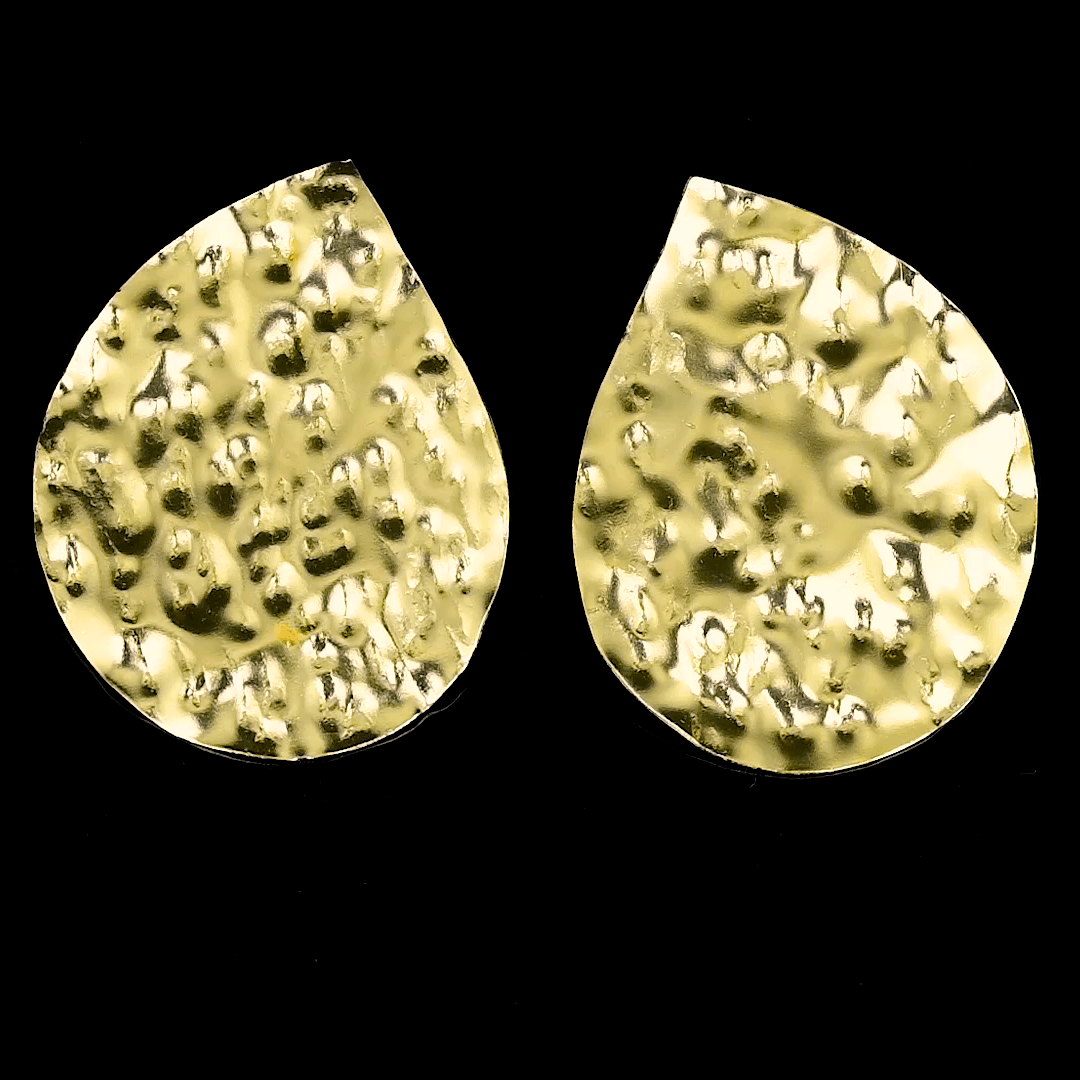 Brass Tempest Stud Earring - DeKulture DKW-819-E