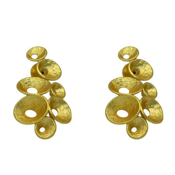 Small Cluster Stud Earring - DeKulture DKW-1413-SEJ