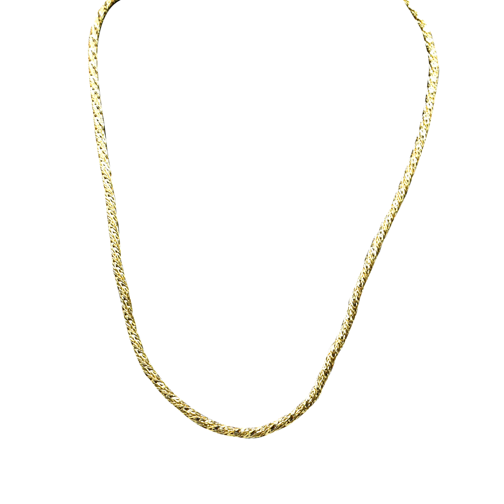 Uneven Brass Gold Plated Chain - DeKulture DKW-1158-GLC