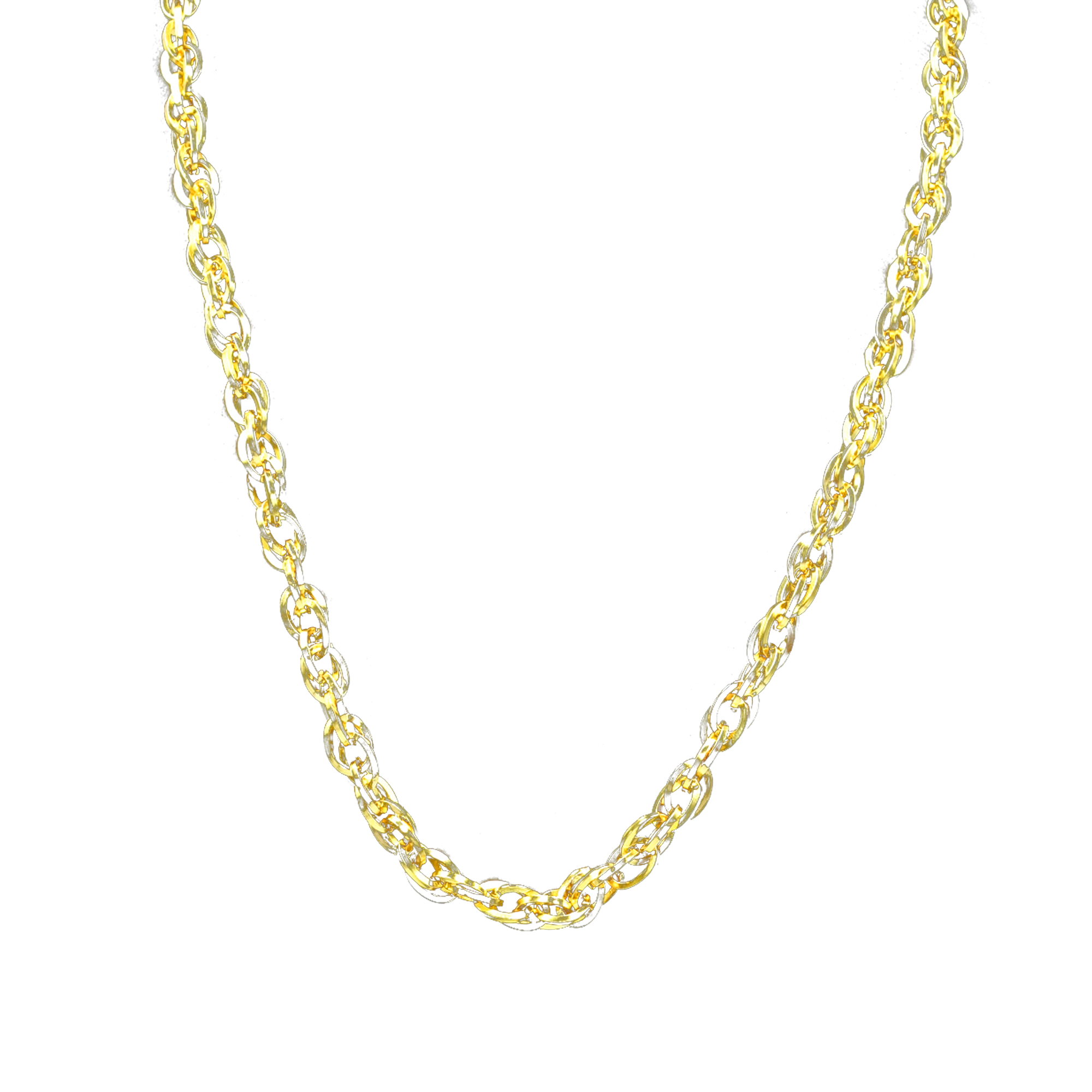 Rolo Brass Gold Plated Chain - DeKulture DKW-1162-GLC