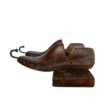 Collectible Antique Wooden Shoe Maker Dye Hanger