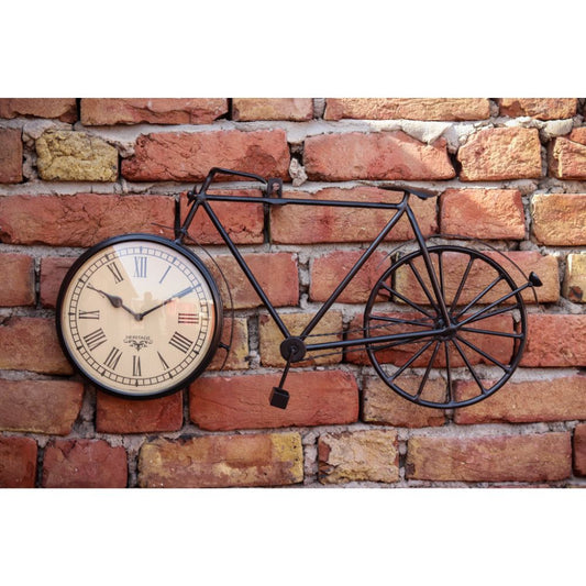 Recycled Iron Bicycle Clock