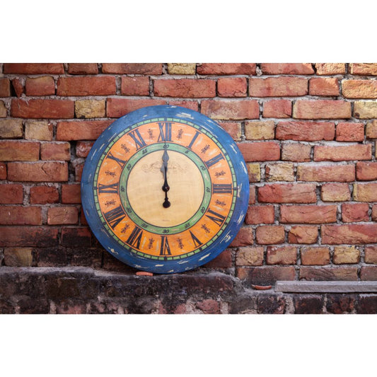 Recycled Iron Dhaal Clock
