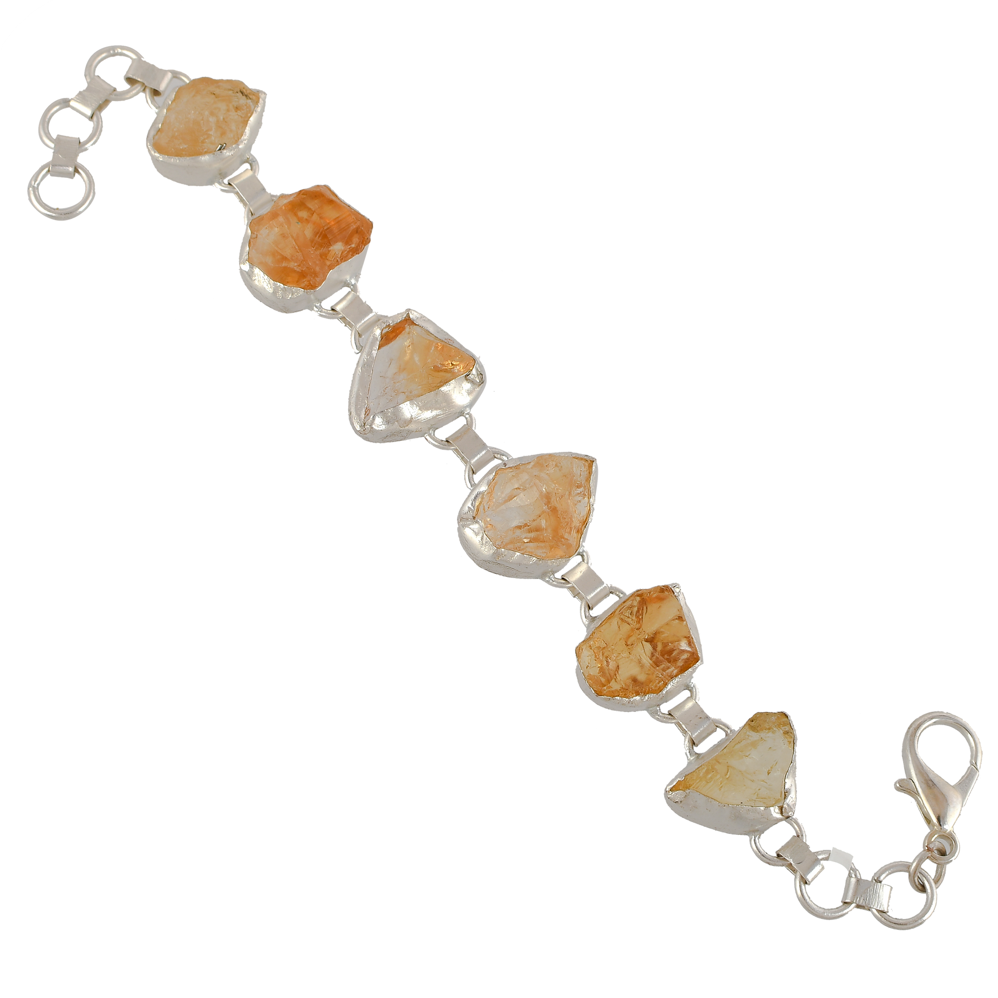 Citrine Rough Gemstone Bracelet - DeKulture DKW-1067-BRJ