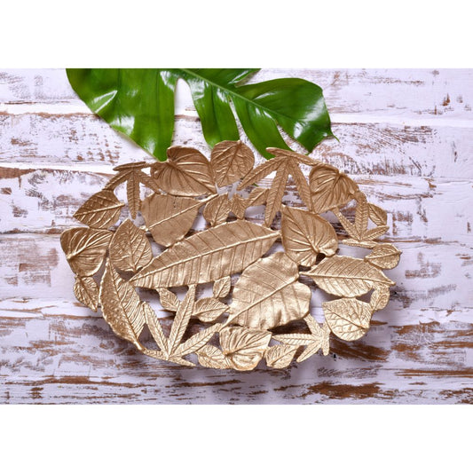 Handcrafted Leaves Centerpiece