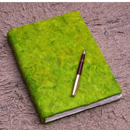 Felt Sketch Book Green