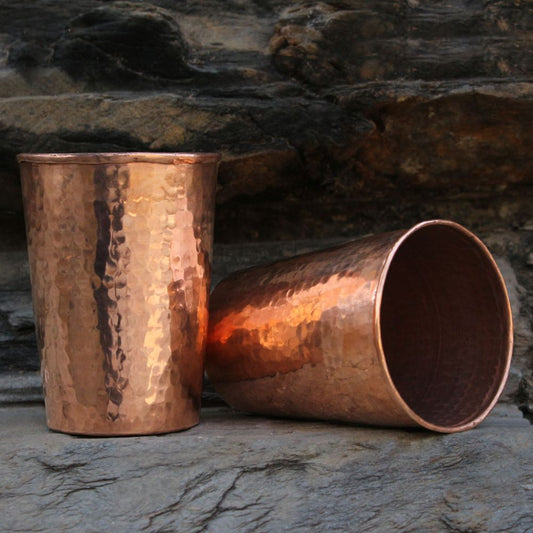 Copper Tumber Glass Set Of 2