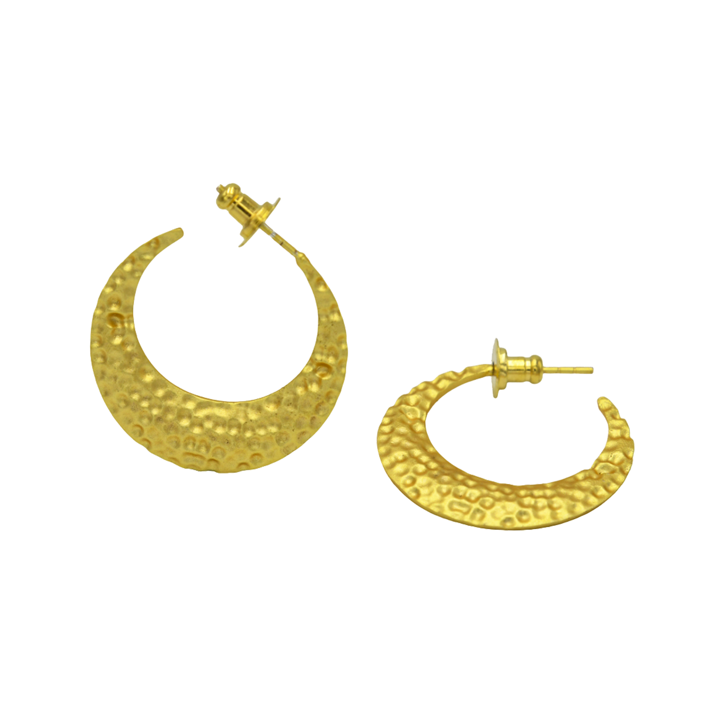 Swirl Gold Plated Dangle Earring - DeKulture DKW-1293-SEJ