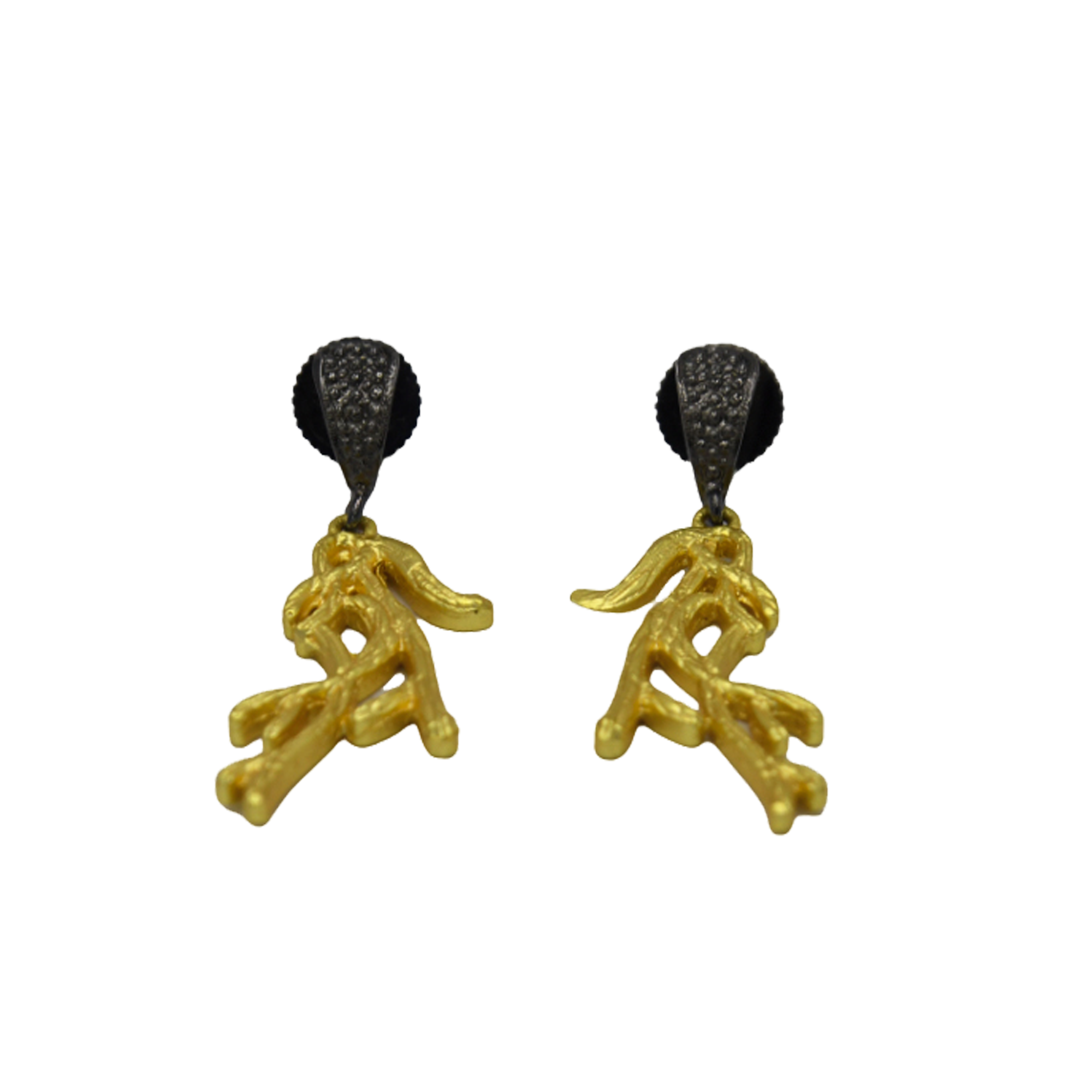 Tree Branch Gold Plated Earring - DeKulture DKW-1308-SEJ