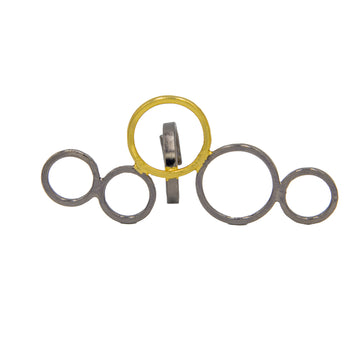 Penta Ring Brass Adjustable Ring