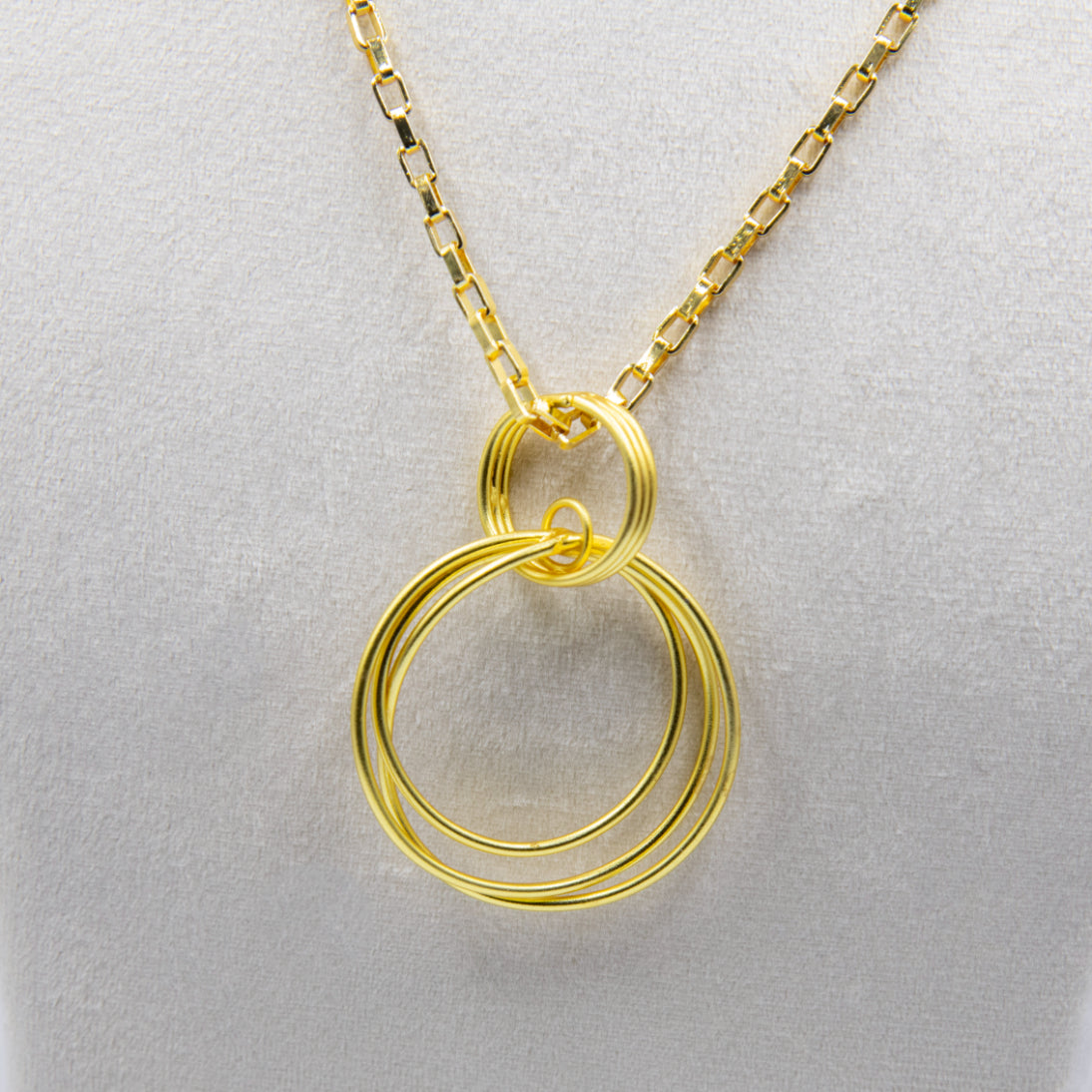 Penta Ring Brass Pendant - DeKulture DKW-1512-NKJ