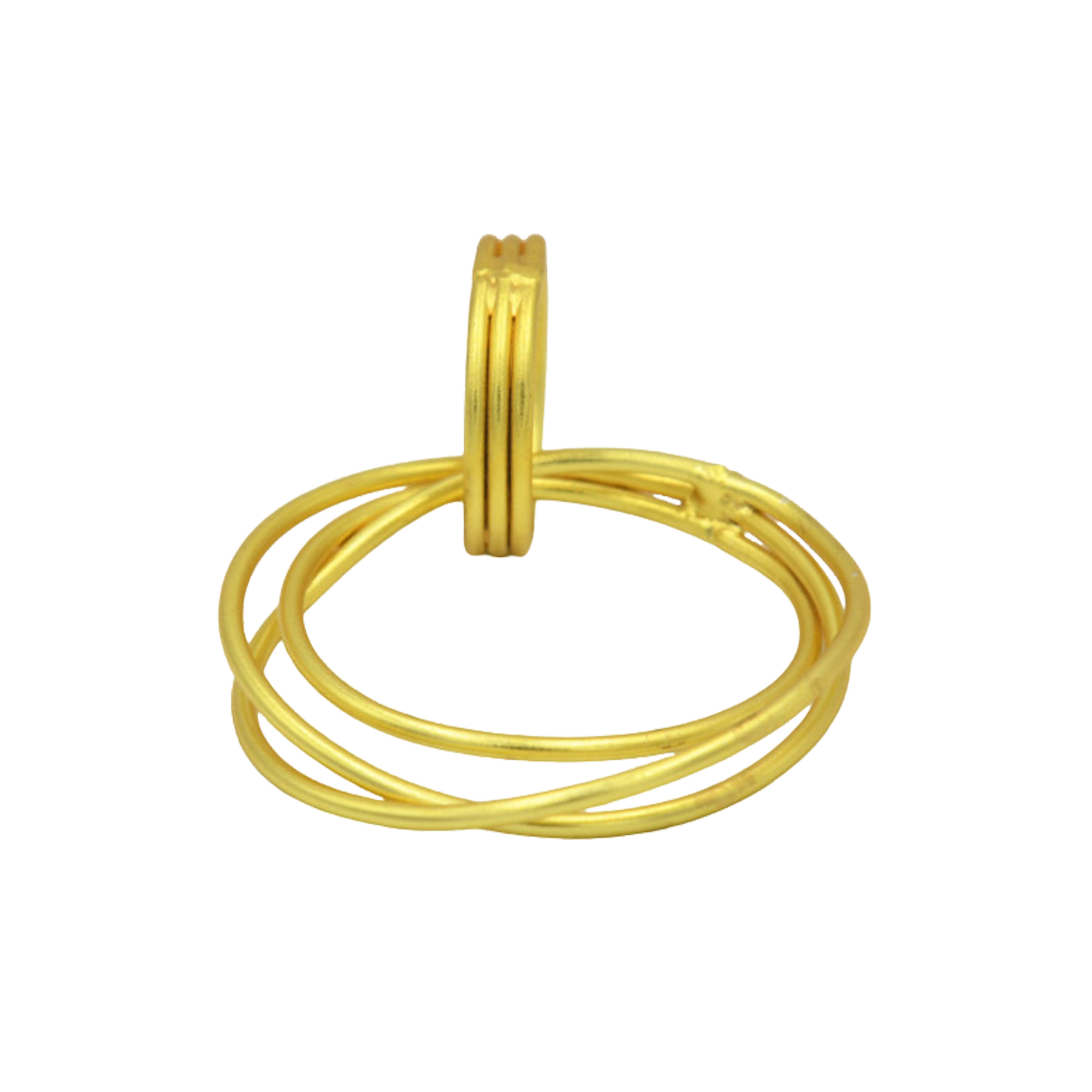 Penta Ring Brass Pendant - DeKulture DKW-1512-NKJ