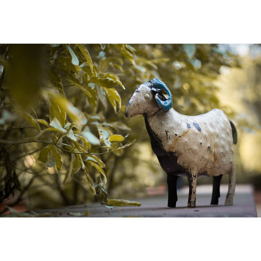 Recycled Sheep Figurine