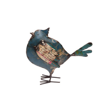 Recycled Antique Bird Figurine