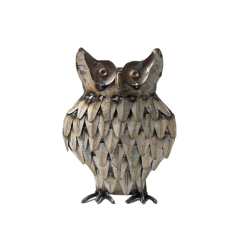Recycled Vintage Owl Figurine