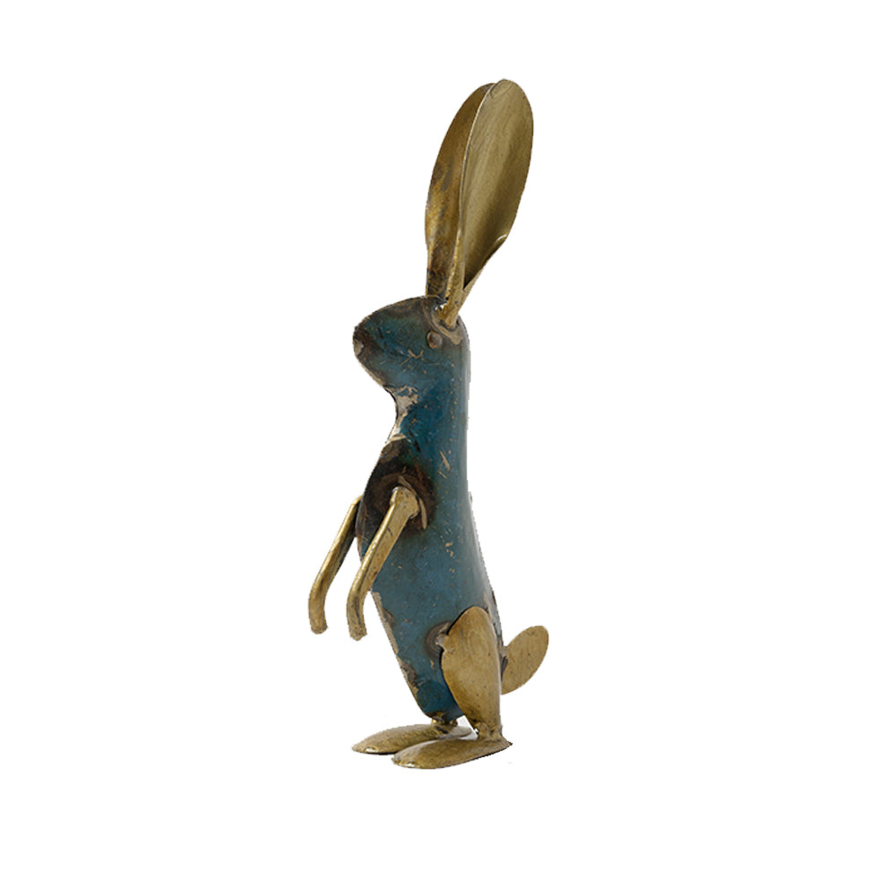 Recycled Gold Bunny Sitting