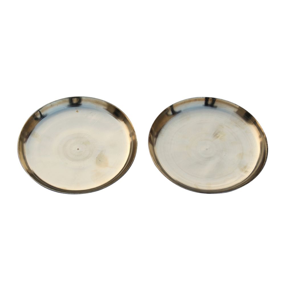 Bronze Compact Platters Set Of 2