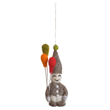Elf Balloon Boy Ornament Toy