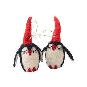 Tiny Penguin Decorative Set Of 2