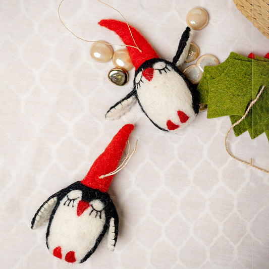 Tiny Penguin Decorative Set Of 2
