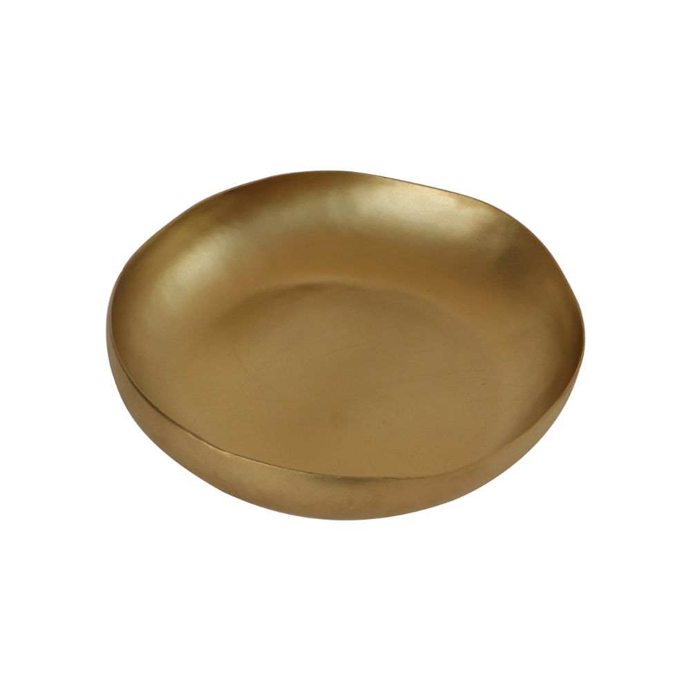 Hammered Brass Centerpiece Bowl