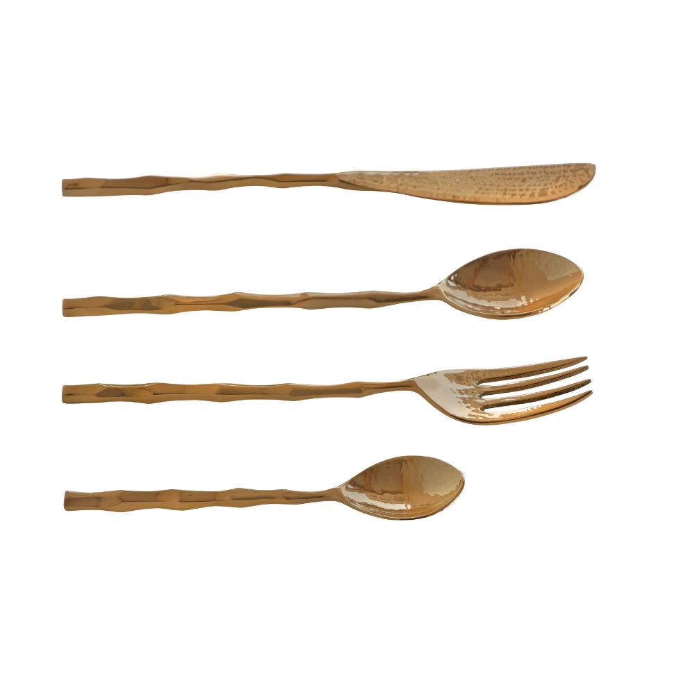 Pure Brass Cutlery Set Of 4