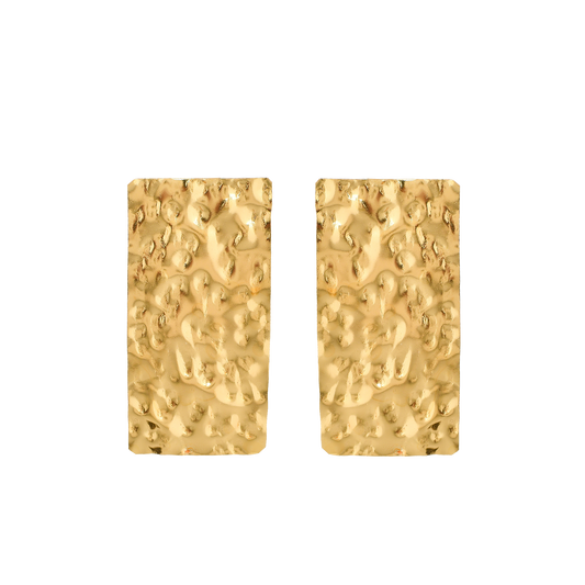 Beautiful Brass Tempest Stud Earring - DeKulture DKW-831-E