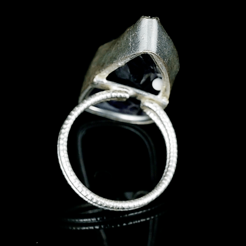Amethyst Rough Gemstone Ring - DeKulture DKW-1089-RGJ