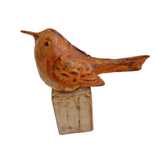 Bird On Stand Large Sculpture - DeKulture DKW-17151-RIF
