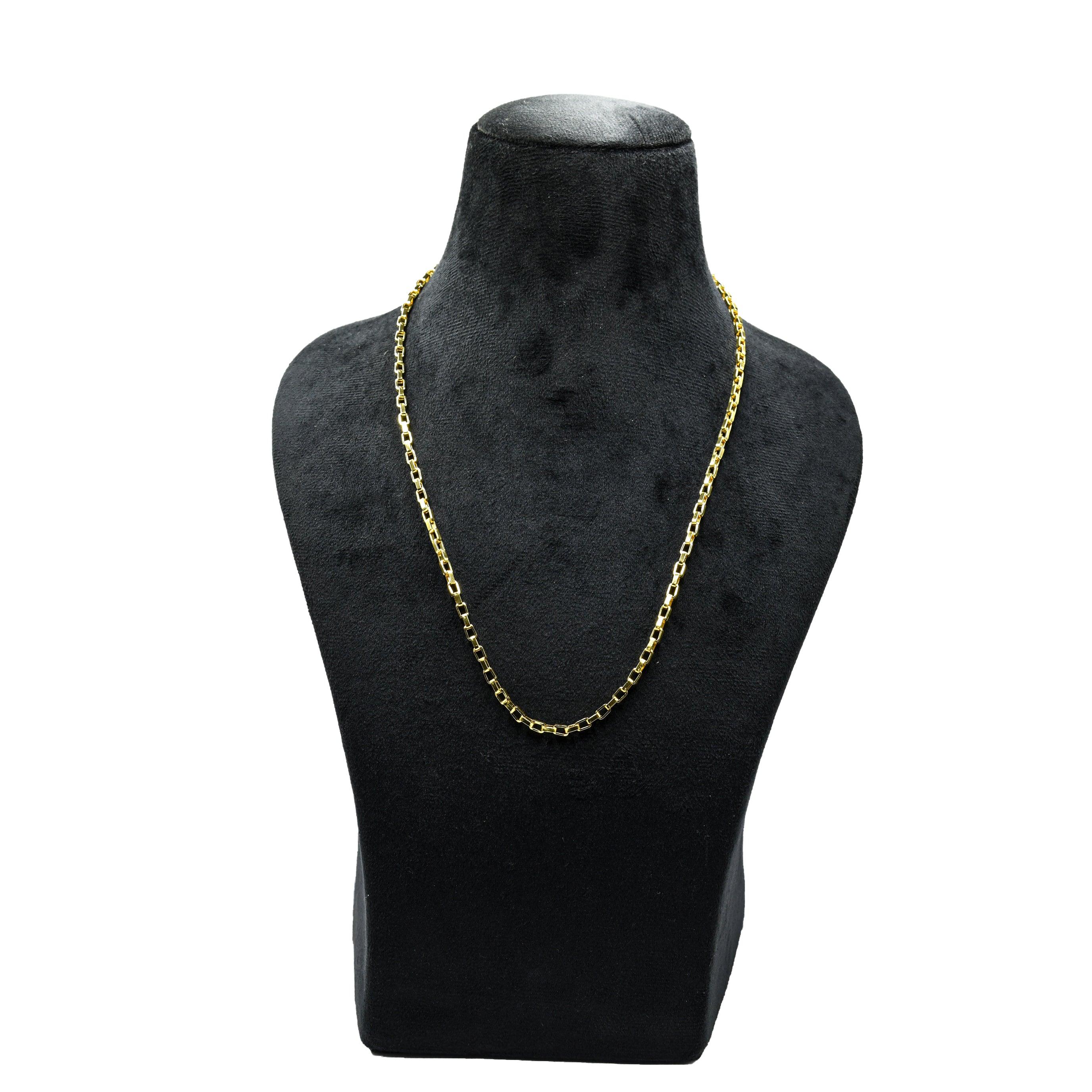 Box Brass Gold Plated Chains For Gift - DeKulture DKW-1161-GLC