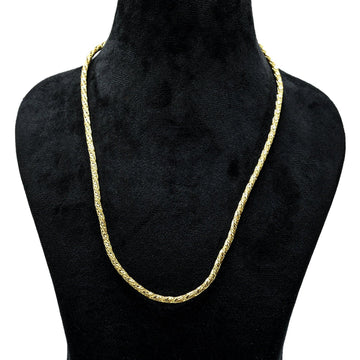 Braided Brass Gold Plated Chains For Gift - DeKulture DKW-1159-GLC