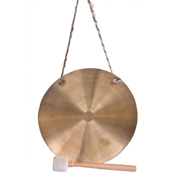 Brass Gong Ghanta With Mallet - DeKulture DKW-3029-I